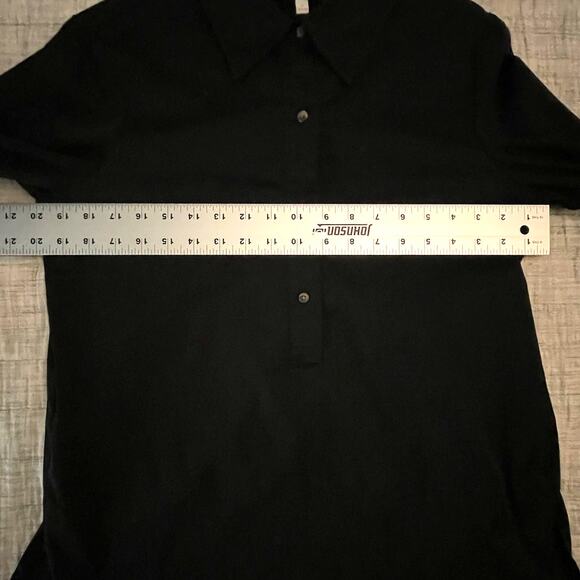 Preston & York Black Tunic Top - Women’s Medium - Career Interview Stretchy-EUC - Picture 6 of 8